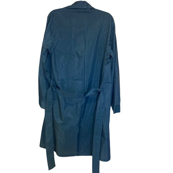 Smitties By Enro Vintage Mens Robe Size Large Blue Belted Pockets Casual - Picture 4 of 10